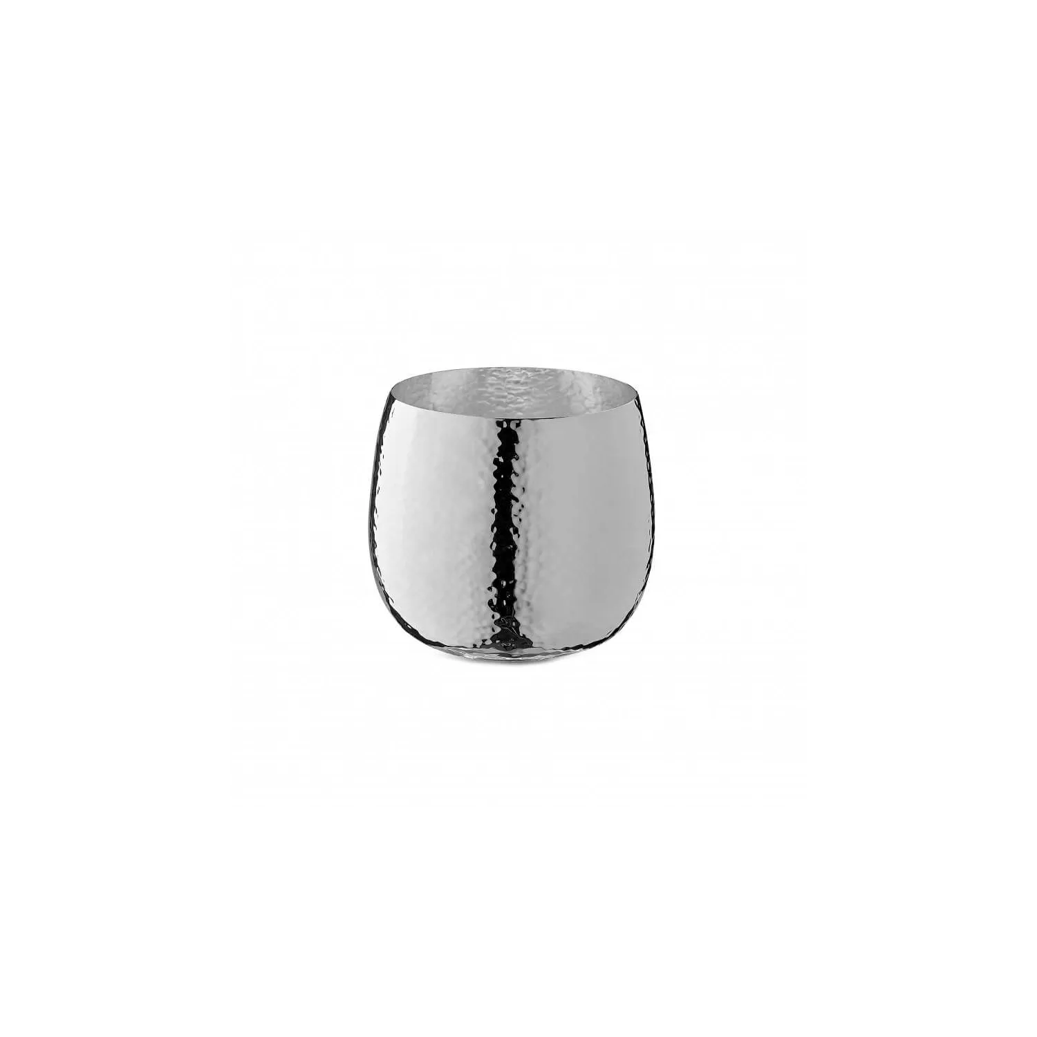 Pahar vin argint masiv Hammered