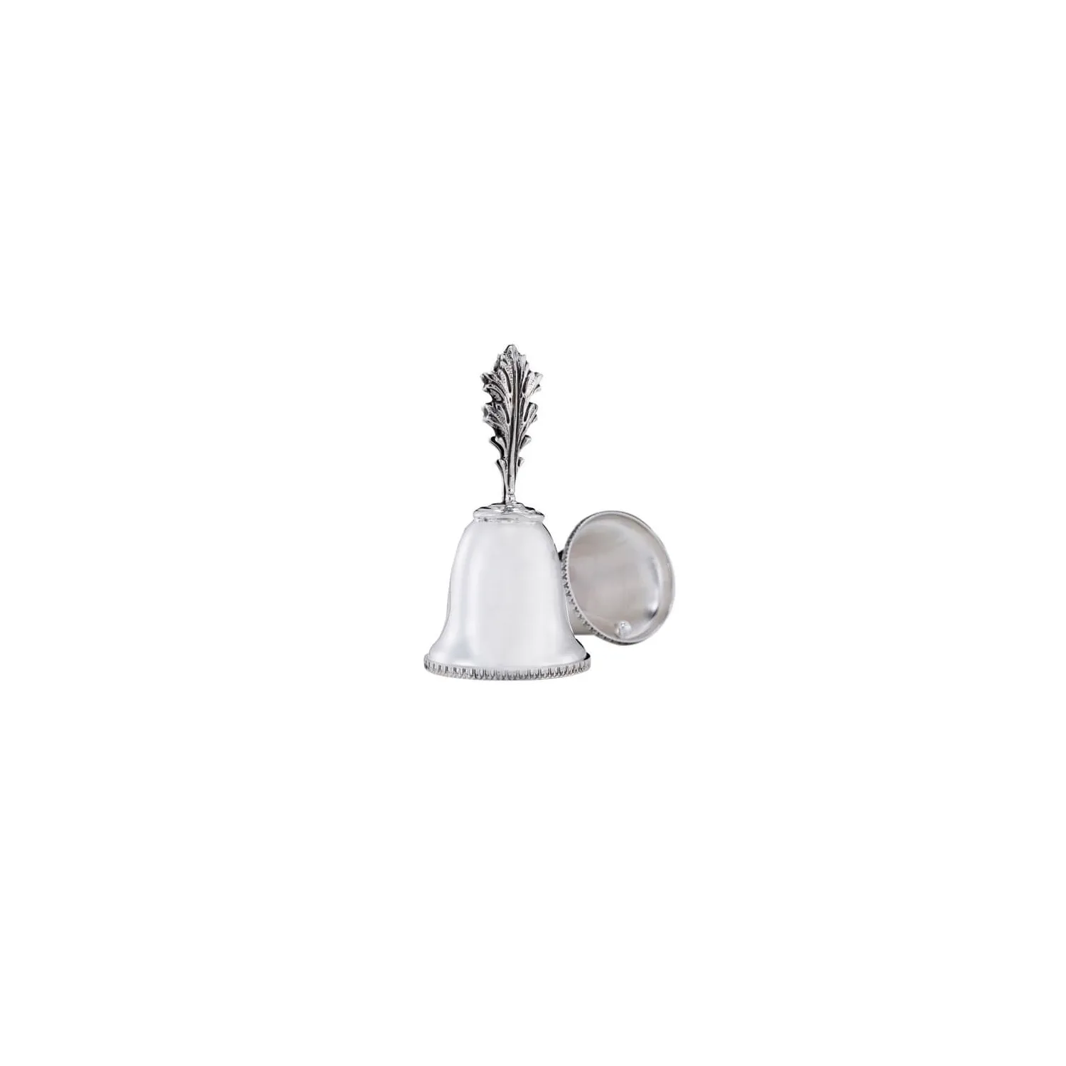 Clopot argint masiv Leaf