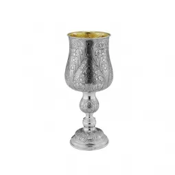 Potir si tava Elijah Cup argint masiv Poppy