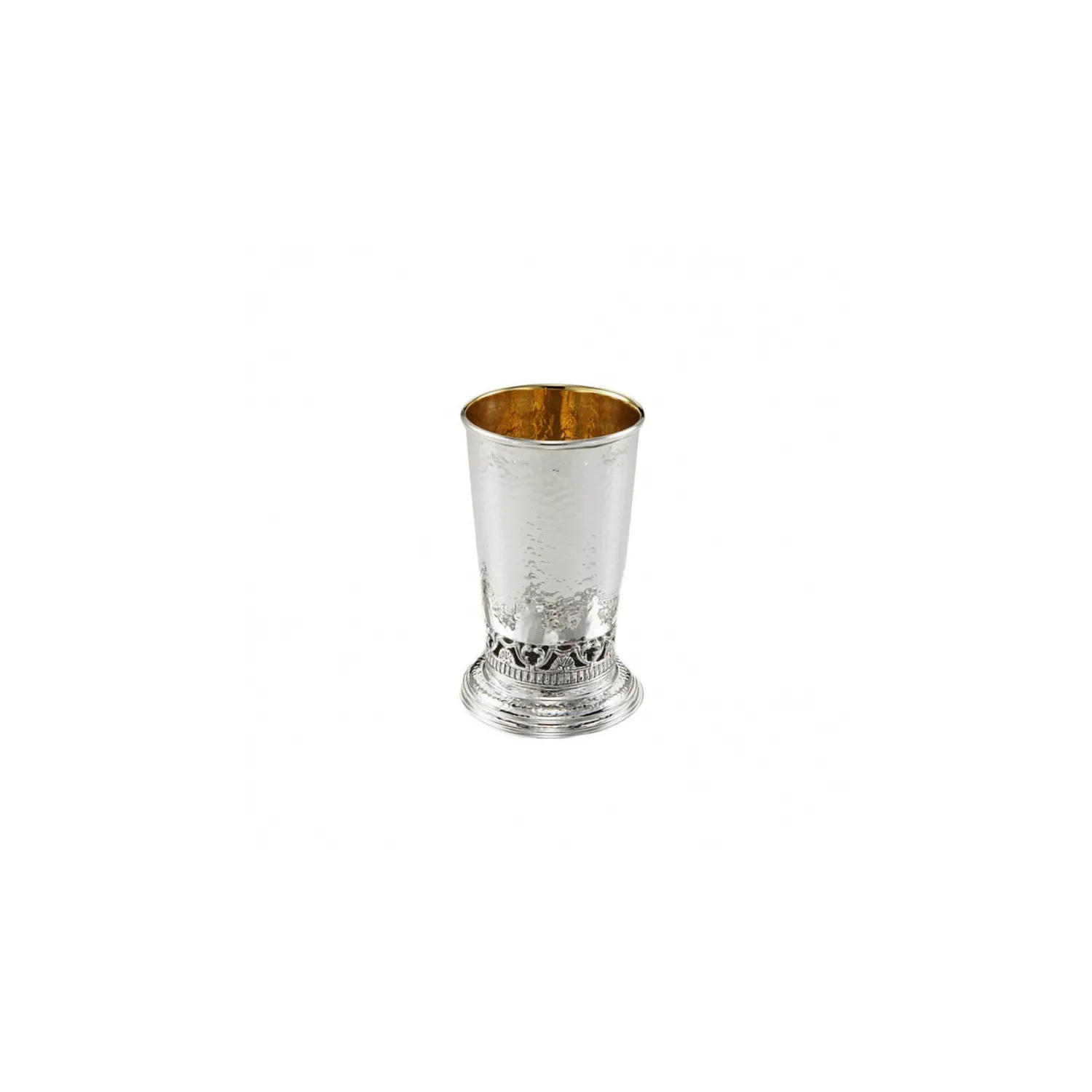 Set Kiddush pahar si tava argint masiv Conico