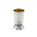 Set Kiddush pahar si tava argint masiv Conico