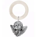 Jucarie dentitie zornaitoare argint masiv Angel