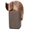 Statueta bronz si beton "Motan"