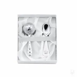 Set botez argint masiv Star
