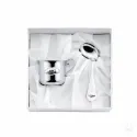 Set cana si lingurita argint masiv Baby Ursulet