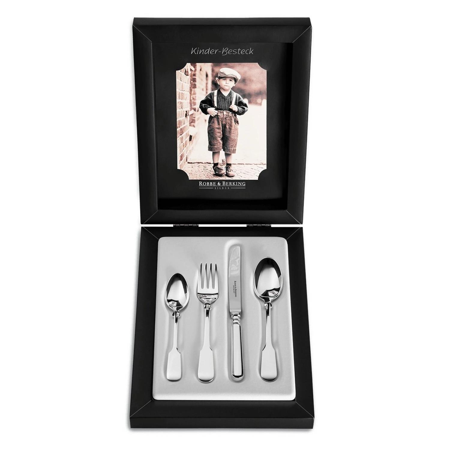 Set 4 tacamuri copii argint masiv Alt-Spaten