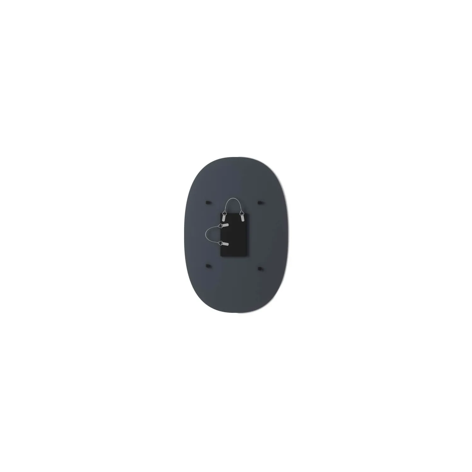 Oglinda ovala Umbra HUB SMOKE