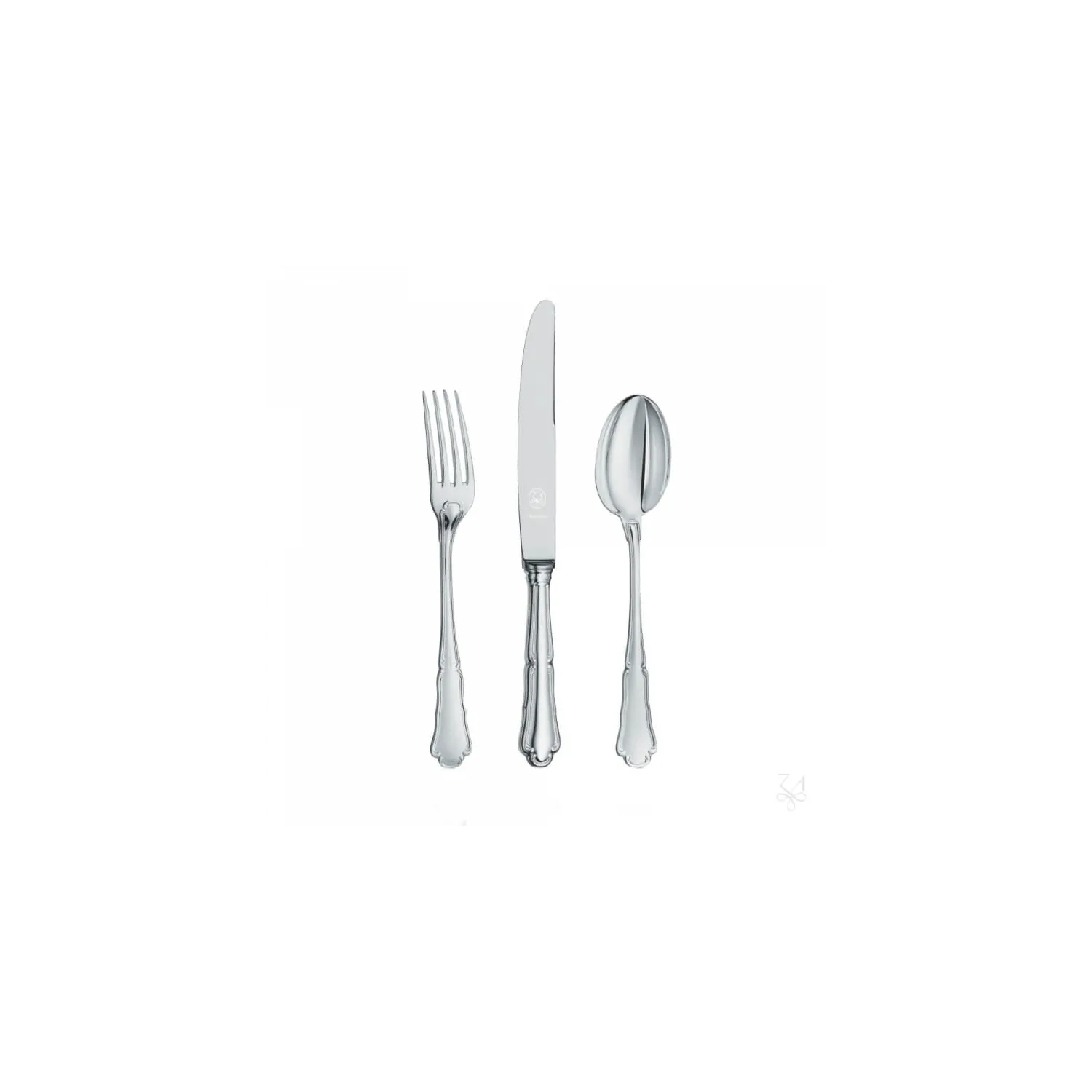 Set tacamuri argint masiv Barocco Baby