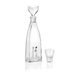 Set 7 piese cristal si argint Crystal