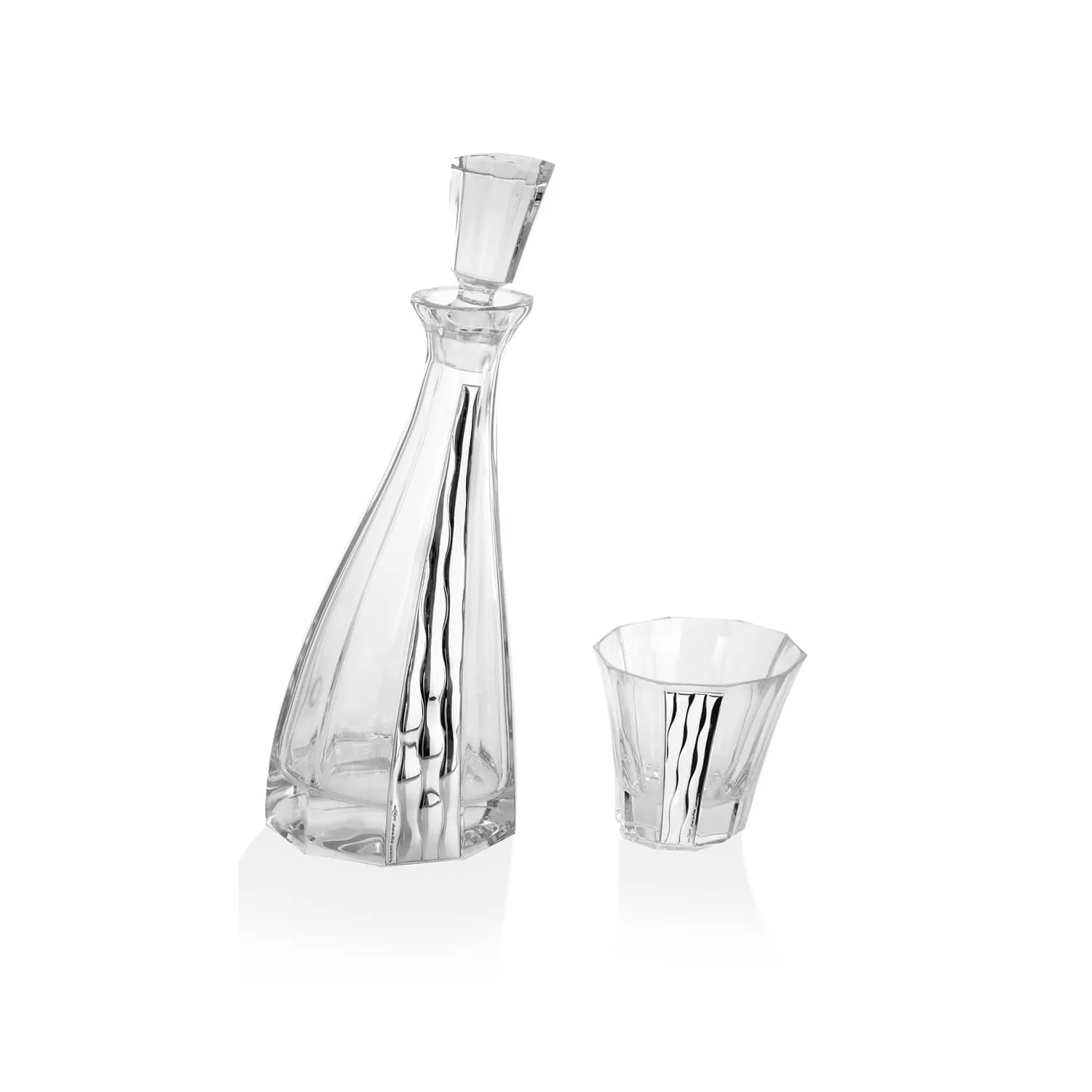 Set 7 piese cristal si argint Pisa
