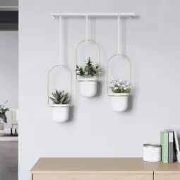 Set ghivece suspendate Umbra Triflora Gold
