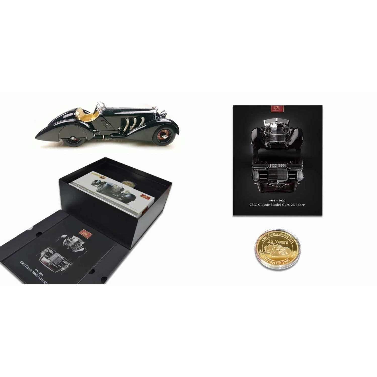 Macheta 1:18 Mercedes-Benz SSK Trossi 1932 “Black Prince”