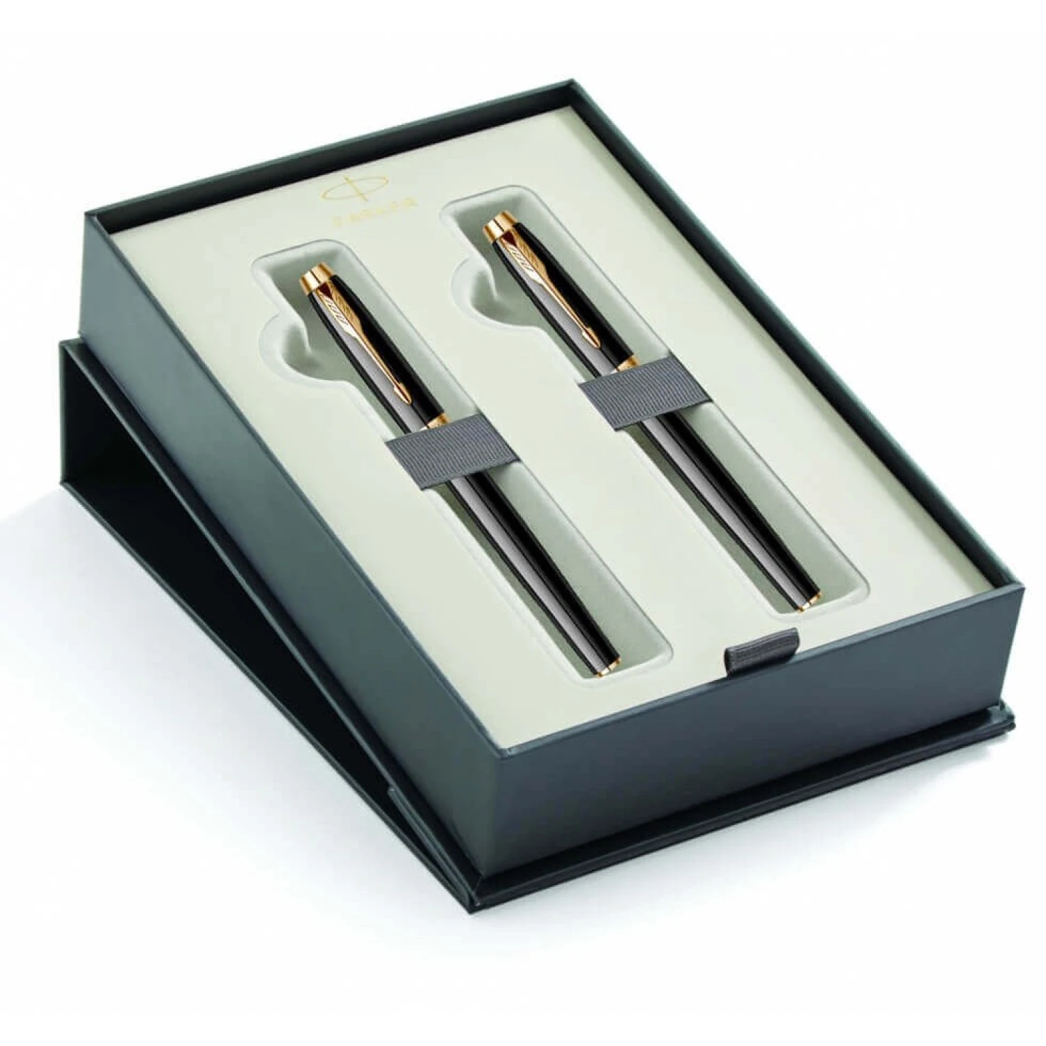 Set roller si stilou Parker IM Royal Gold