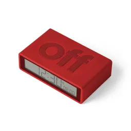 Ceas inteligent cu alarma Lexon Flip+ rosu