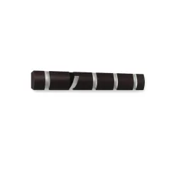 Cuier cu 5 carlige rabatabile Umbra Flip espresso