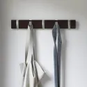 Cuier cu 5 carlige rabatabile Umbra Flip espresso
