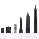 Joc de sah Skyline London vs New York Premium Marble