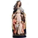 Statueta lemn "Madonna protectorul familiei", 30cm