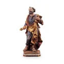 Statueta lemn aurit "Sfantul Petru", 36cm