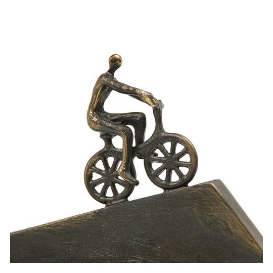 Statueta bronz "Biciclist"