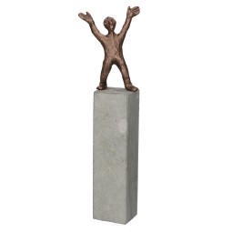 Statueta bronz "Felicitari"...