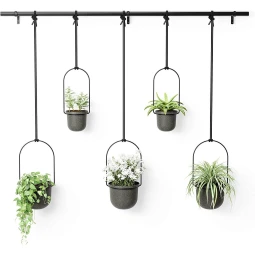 Set ghivece suspendate Umbra Triflora XL Dark