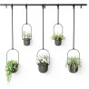 Set ghivece suspendate Umbra Triflora XL Dark