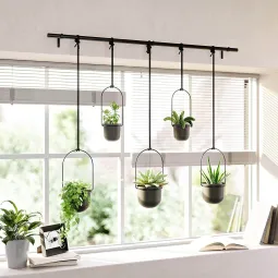 Set ghivece suspendate Umbra Triflora XL Dark