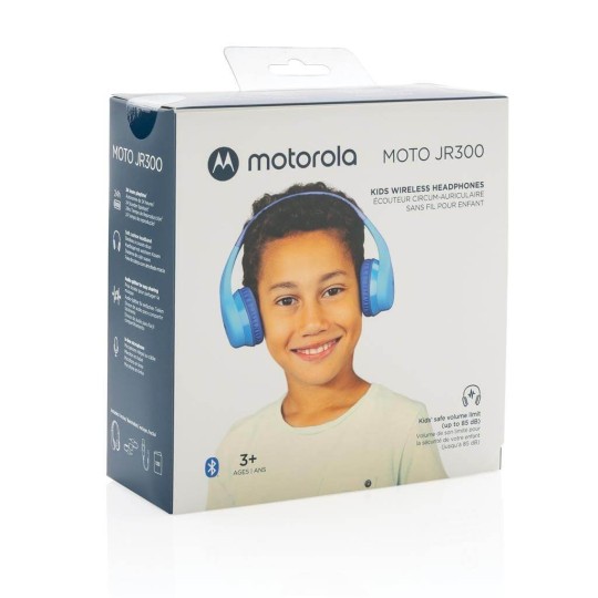 Casti wireless pentru copii Motorola JR 300 blue