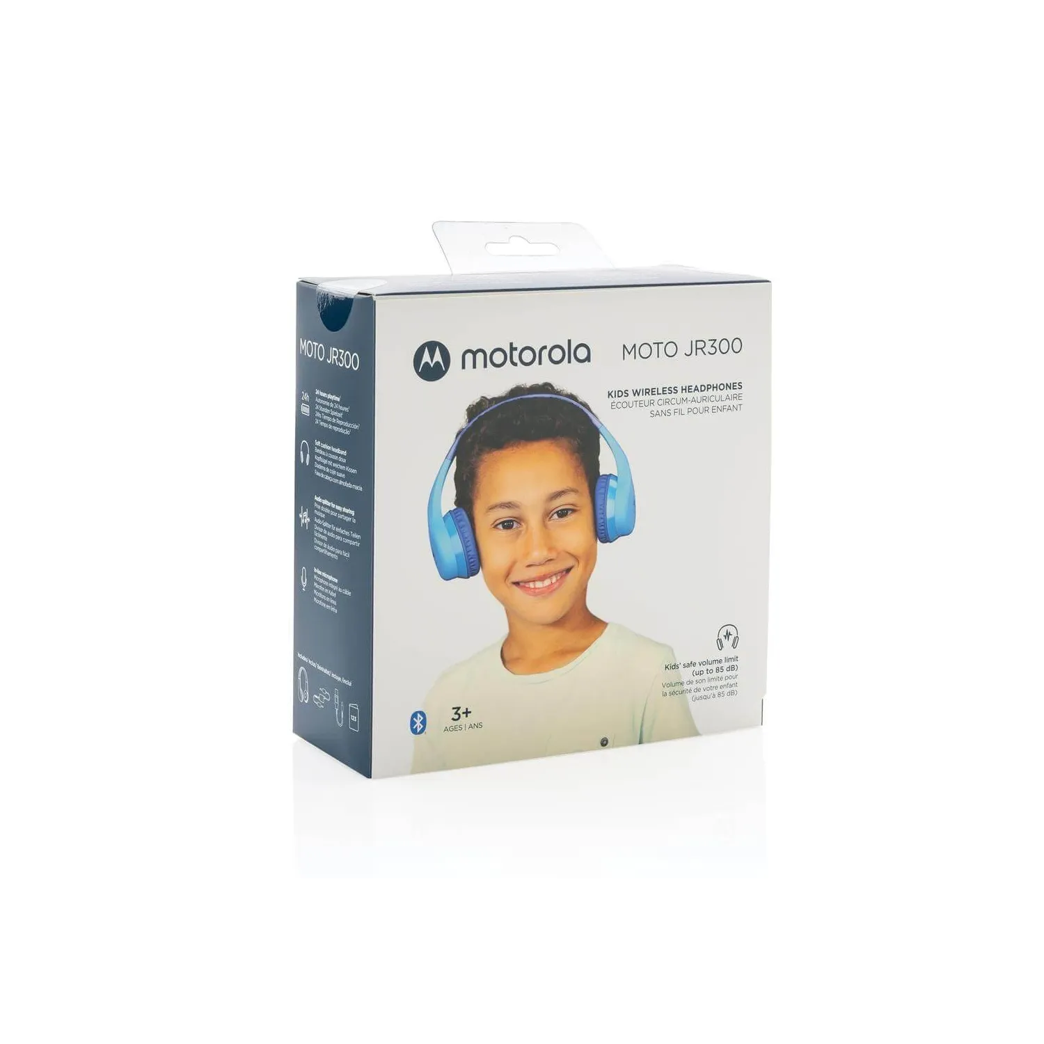 Casti wireless pentru copii Motorola JR 300 blue