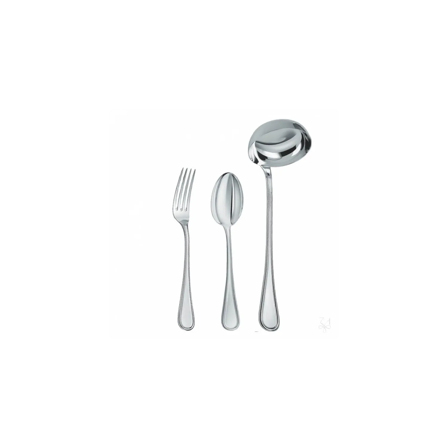 Set 100 tacamuri argint masiv Inglese