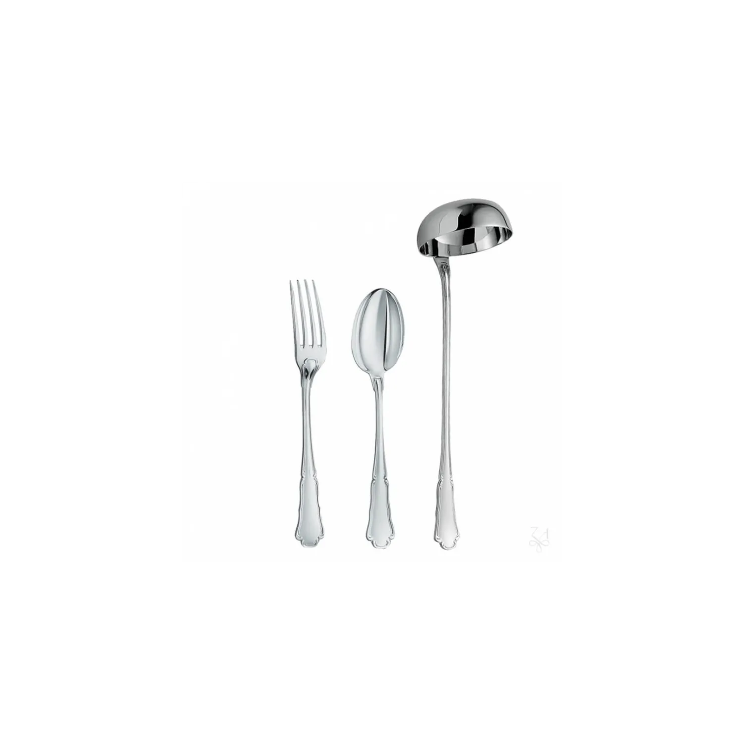 Set 100 tacamuri argint masiv Barocco