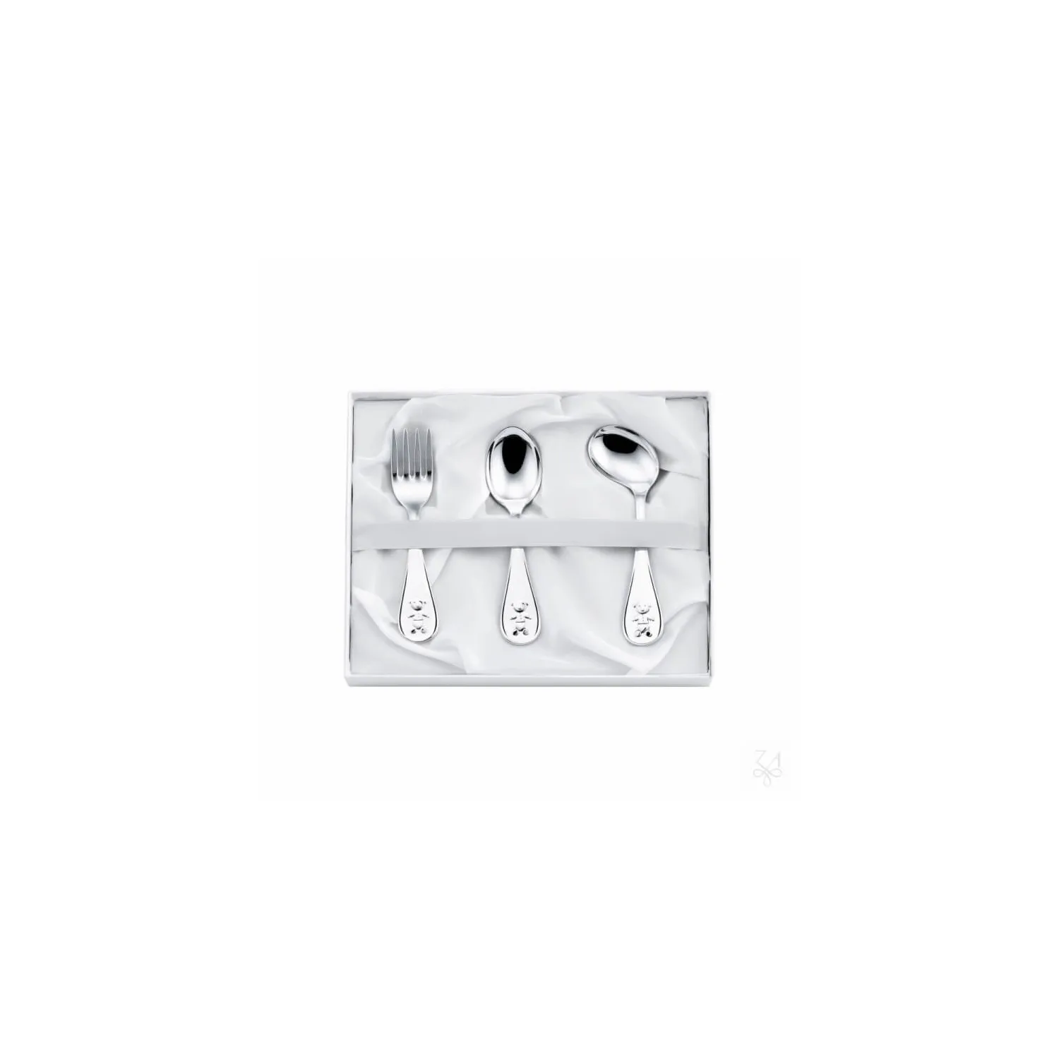 Set tacamuri copii argint masiv Classic Kikko