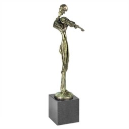 Statueta bronz "Omul cu...
