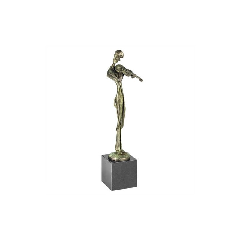 Statueta bronz "Omul cu vioara"