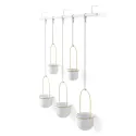 Set ghivece suspendate Umbra Triflora XL White