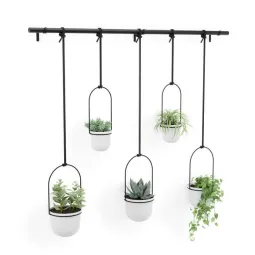 Set ghivece suspendate Umbra Triflora XL White