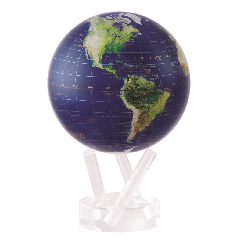 Glob pamantesc rotativ solar Mova Satellite View Gold