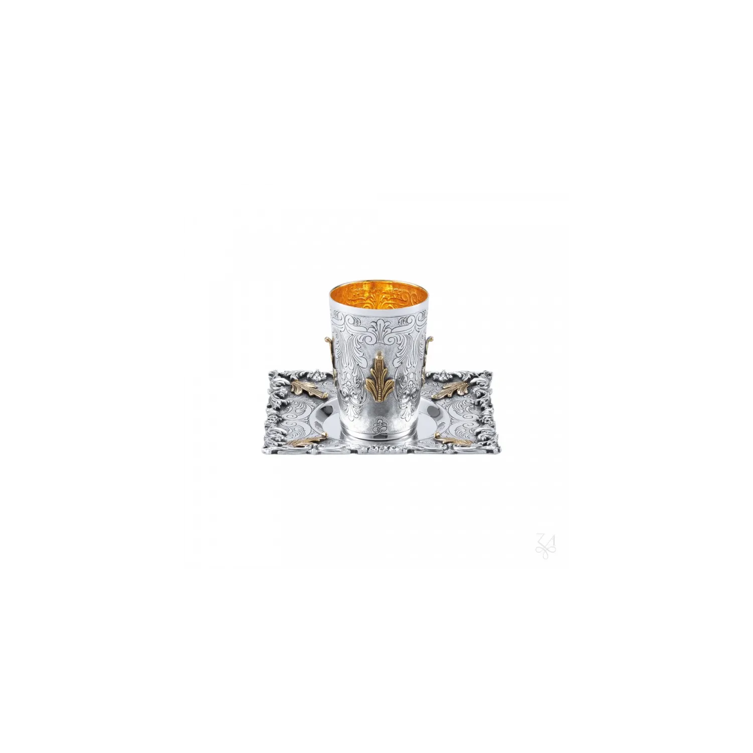 Cana caldura din argint masiv Signature