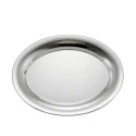 Set tava si 6 pahare argint masiv Plain