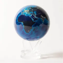 Glob rotativ solar Mova Earth at Night