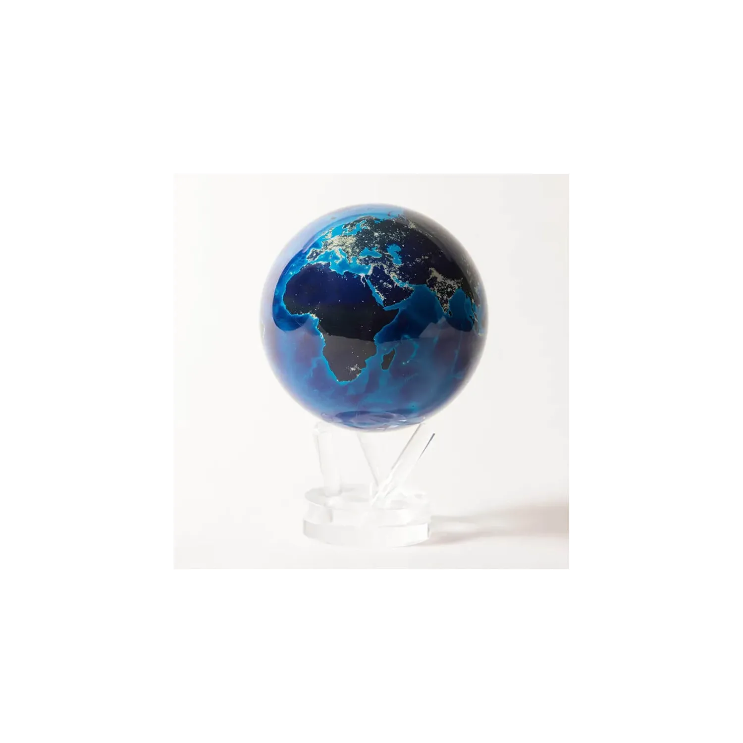 Glob rotativ solar Mova Earth at Night