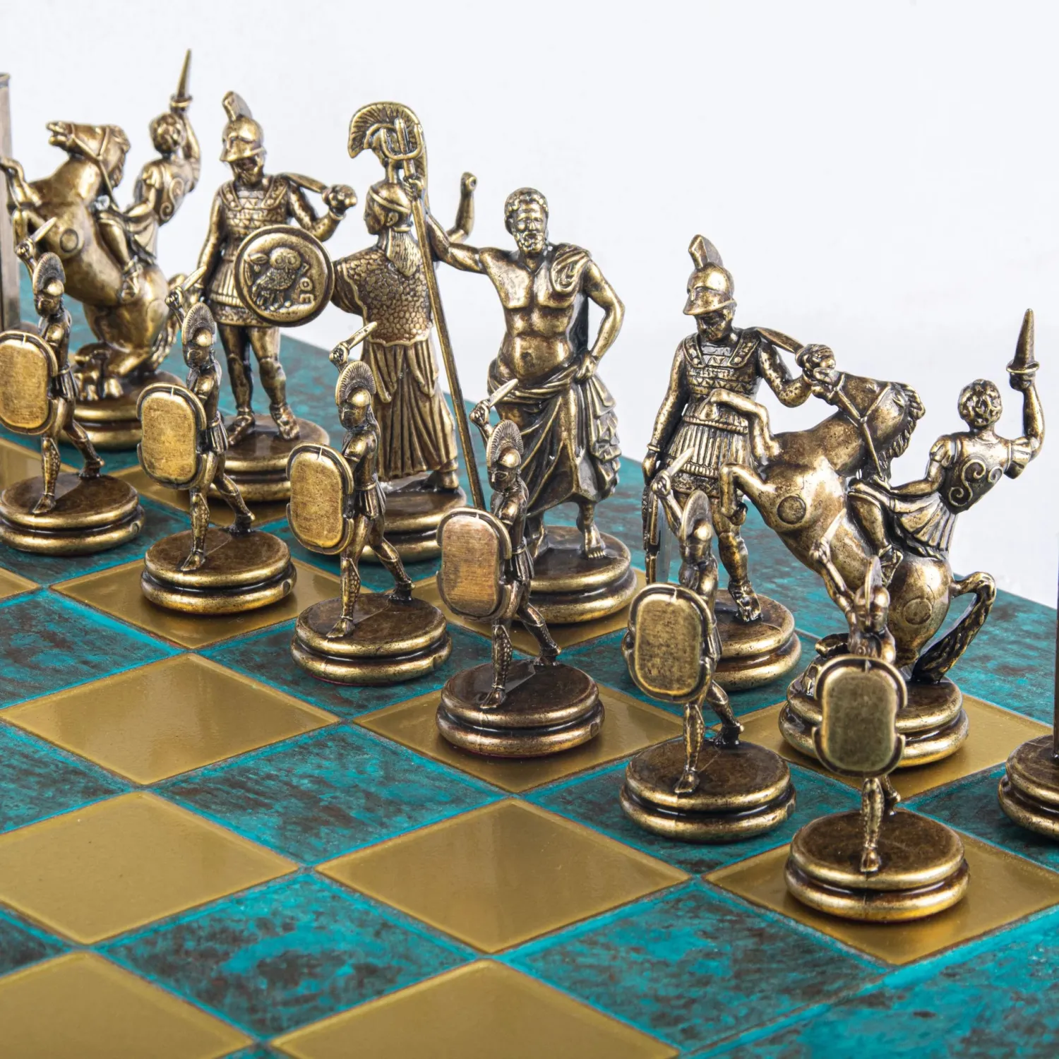 Joc de sah GREEK MYTHOLOGY Bronze
