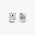 Butoni Square Gear Silver