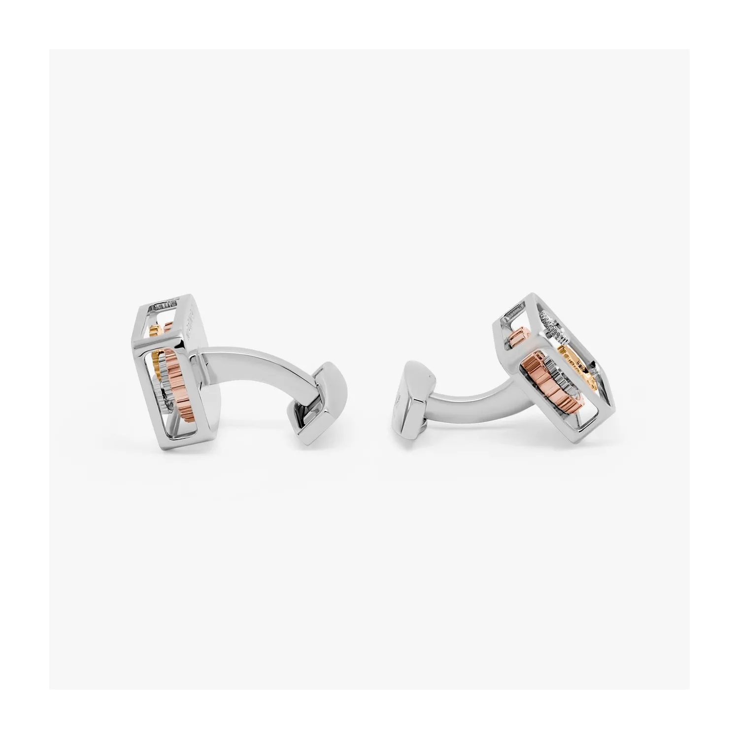 Butoni Square Gear Silver