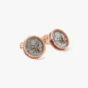 Butoni Round Skeleton Gear RoseGold