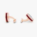Butoni Round Skeleton Gear RoseGold