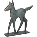 Statueta bronz masiv "Calut"