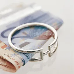Clip bancnote argint masiv Robbe & Berking
