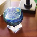Glob solar rotativ Mova Starry Night by Van Gogh